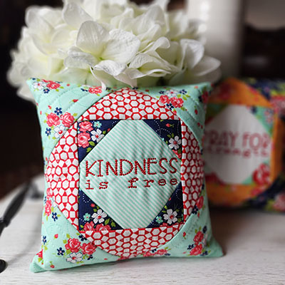 ITH mini pillow kindness is free